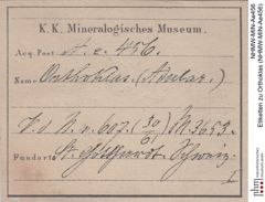 Etiketten zu Orthoklas (NHMW-MIN-Ae456)